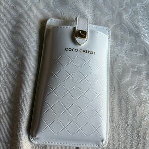 CHANEL COCO CRUSH White Phone Sleeve